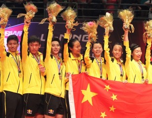 ‘Fine Nine’ – Rampant China Retain Title – Final: Sudirman Cup 2013