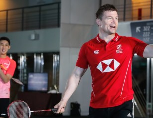 Rugby Legend Smitten by Badminton