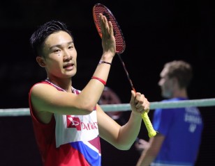 Momota Heads Home After All-Clear From Hospital