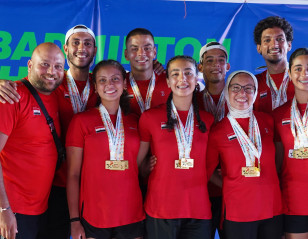 Egypt Excel at Africa AirBadminton Championships
